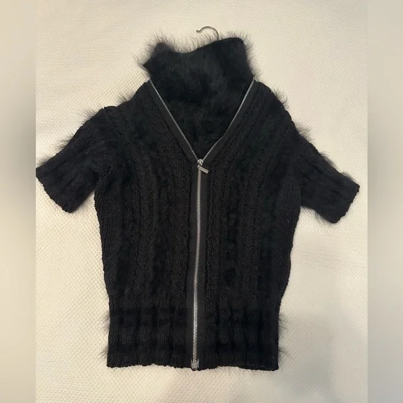 Chanel Angora Fur Sweater